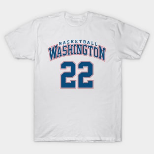 Washington Basketball - Player Number 22 T-Shirt